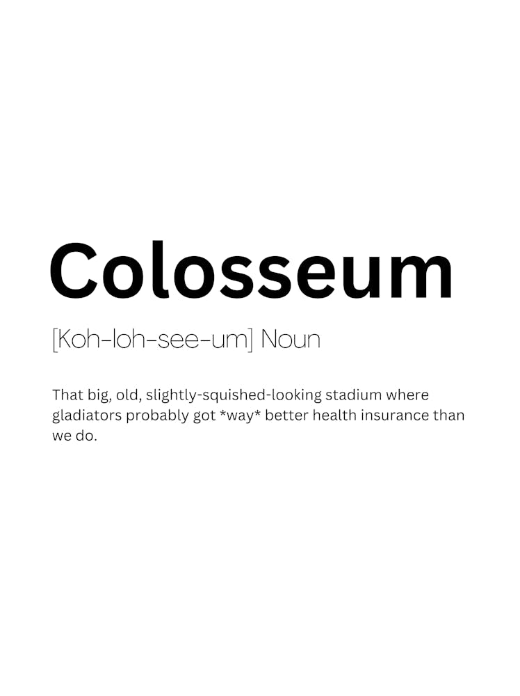 Colosseum Definition Meaning