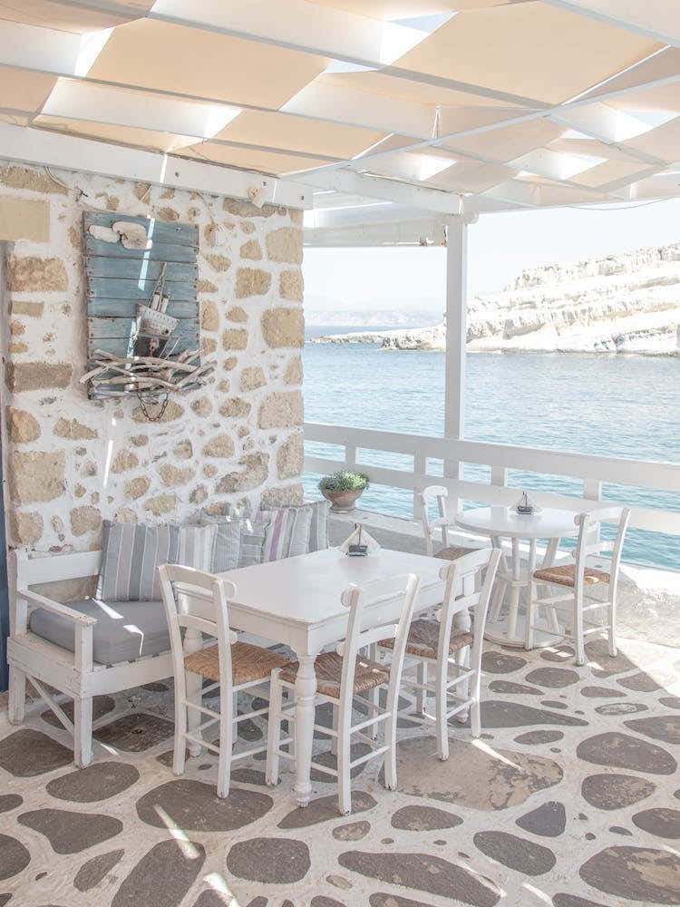 White Terrace In Greece