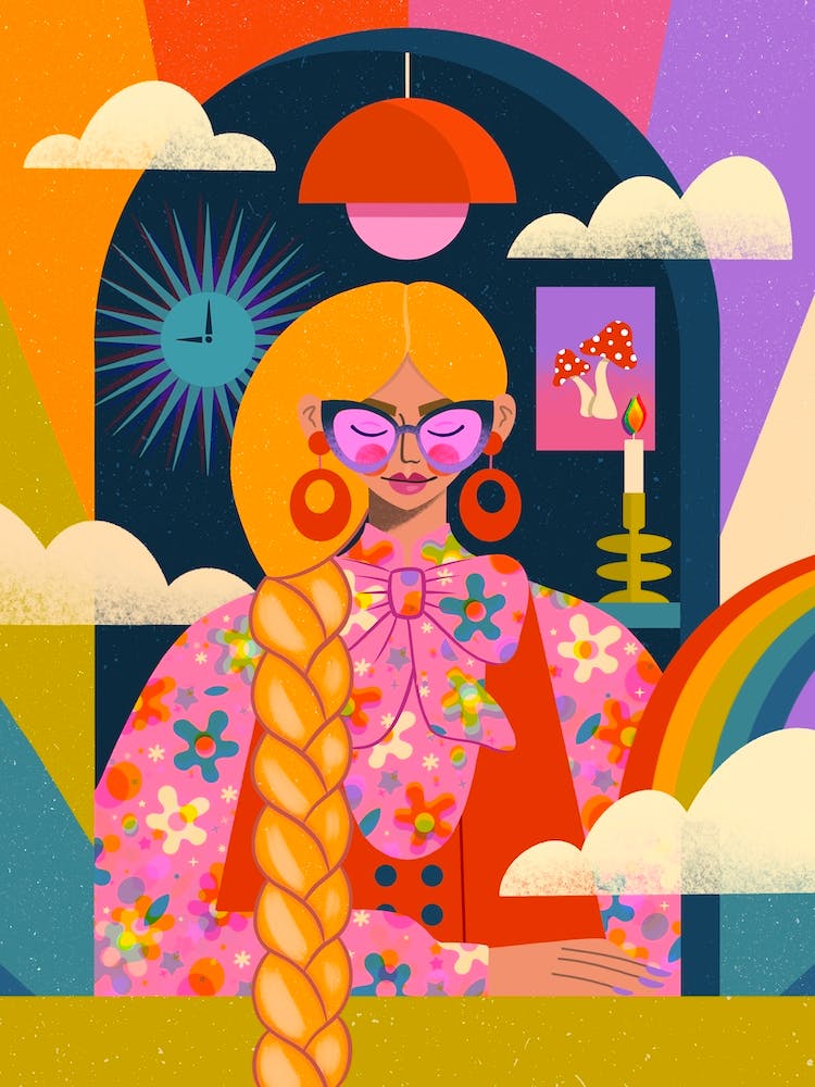 Retro Rapunzel