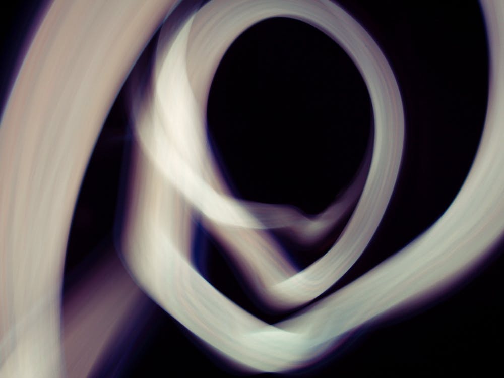 Glowing Abstract Curved Lines 9