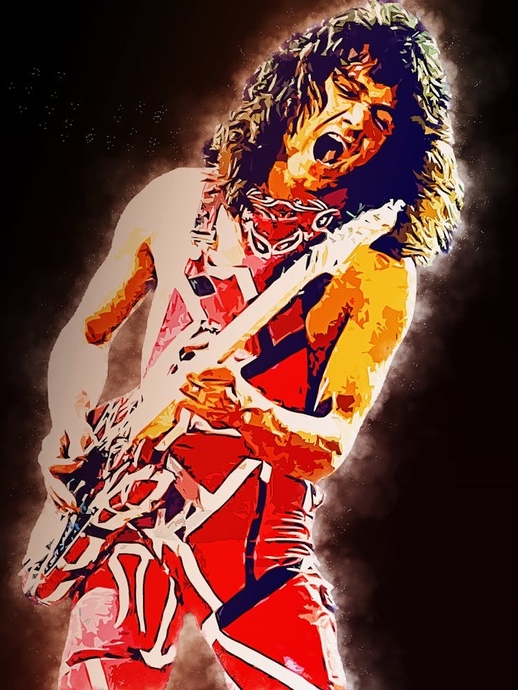 Eddie Van Halen Epic Smoke