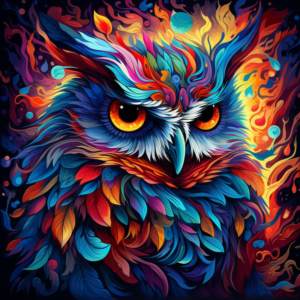 Colorful Owl 7