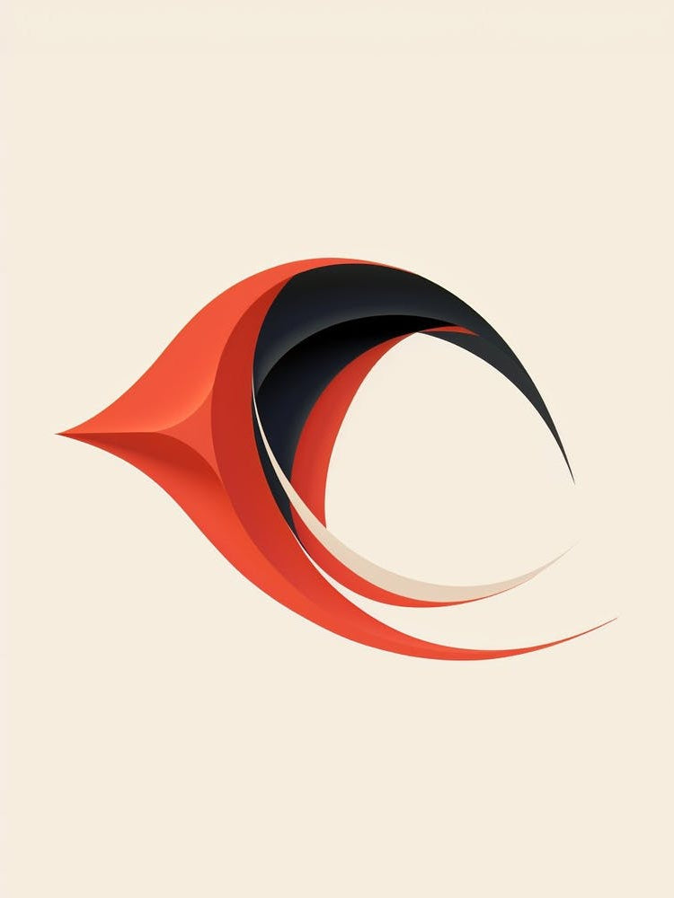 Fish Minimalist Abstract 4