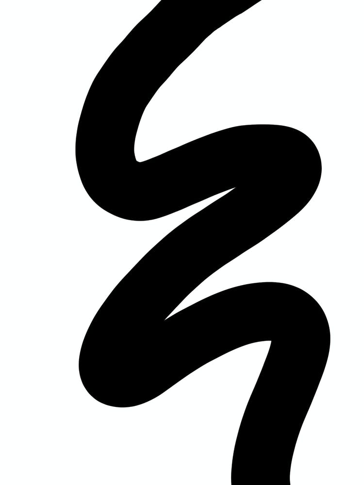 Abstract lines No1 Black and White