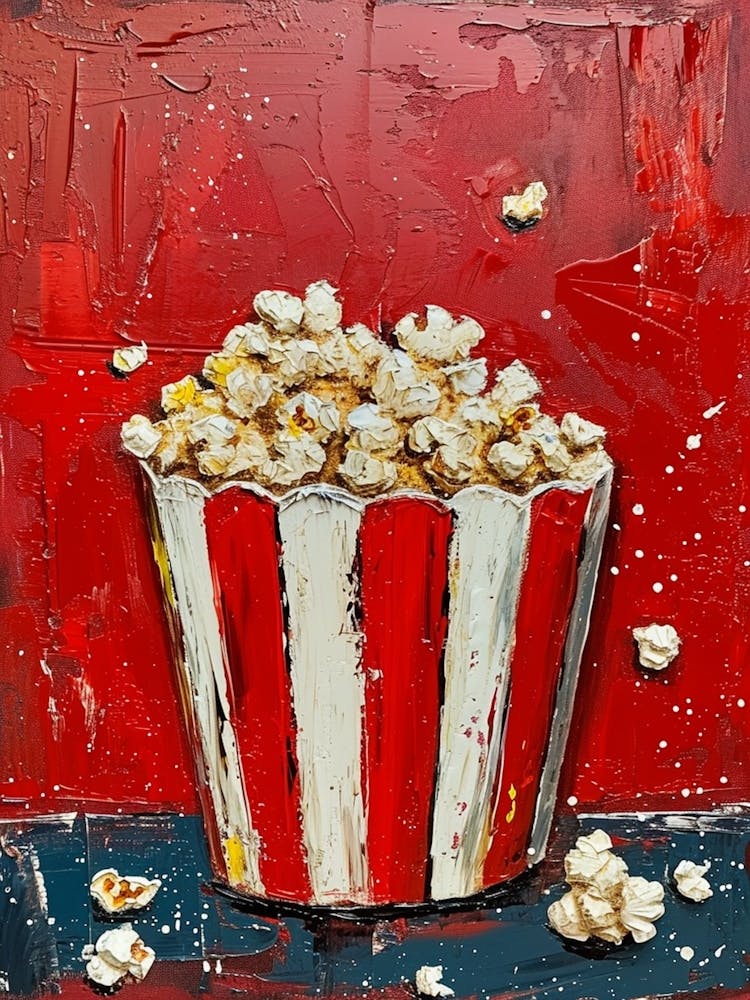 Kitsch Popcorn Brushstrokes 2