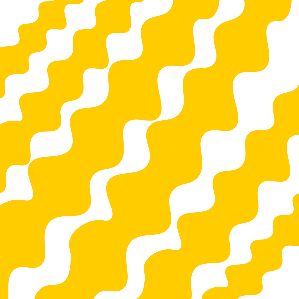 Yellow Wavy Pattern