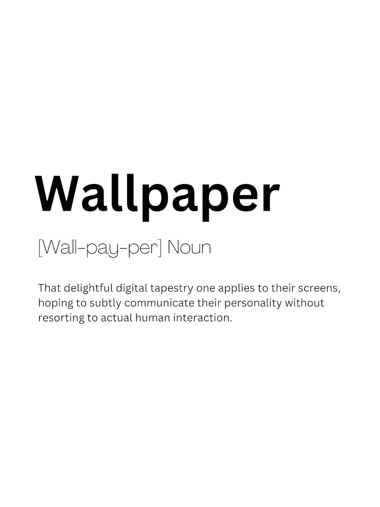Wallpaper Definition Meaning