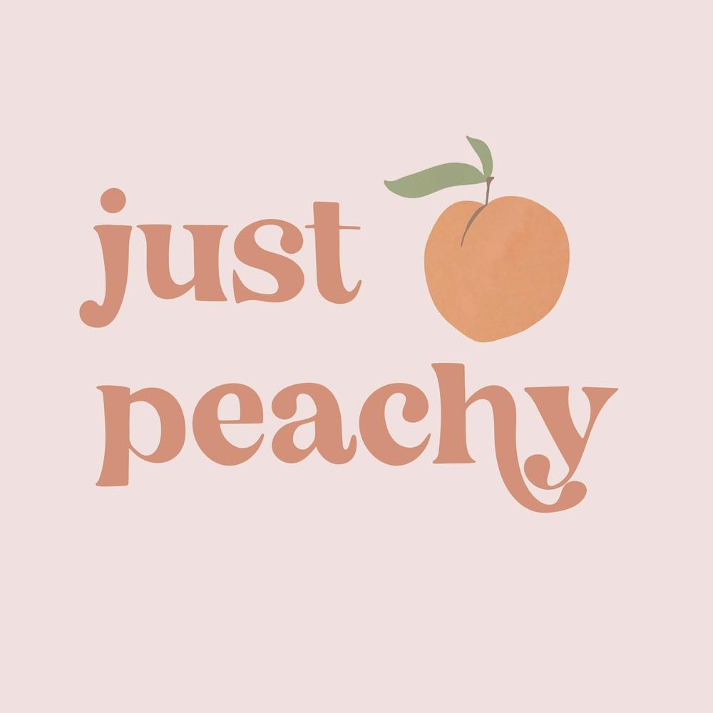 Just Peachy Retro Vintage Font