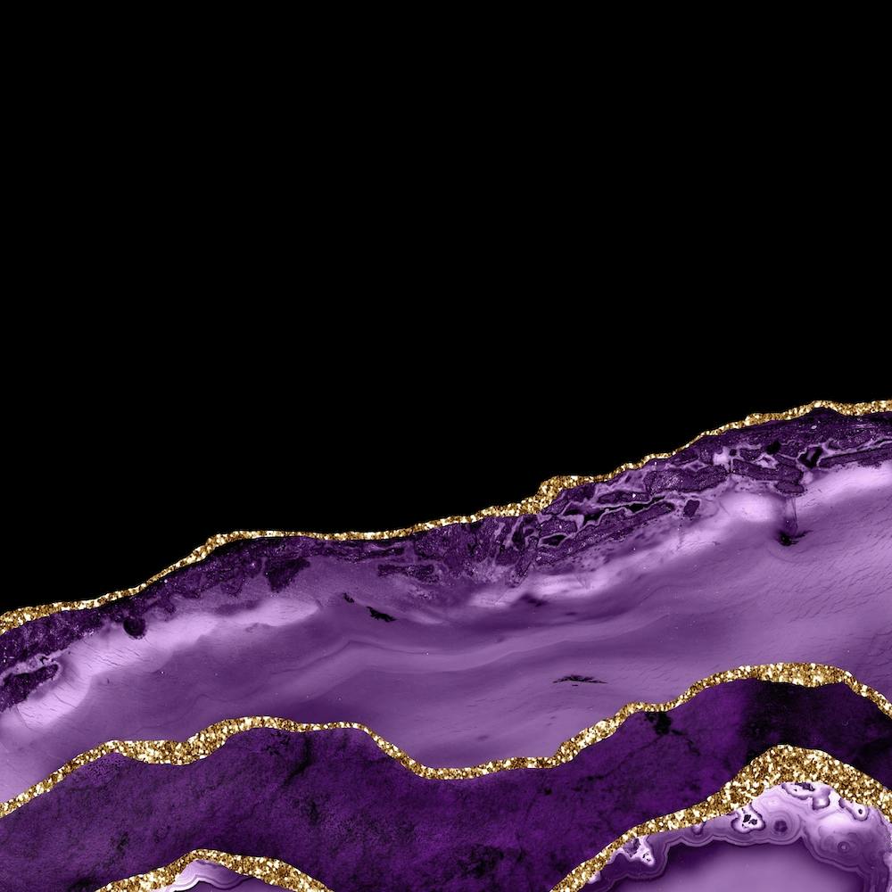 Purple & Gold Agate Texture 16