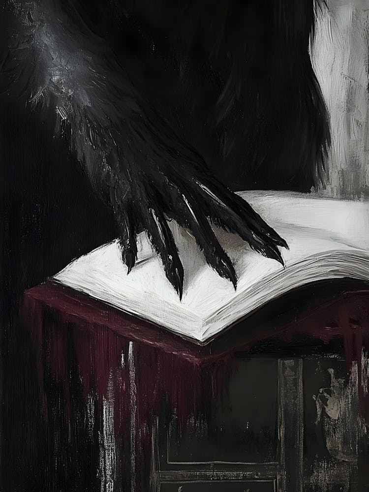 Crow Reading Book