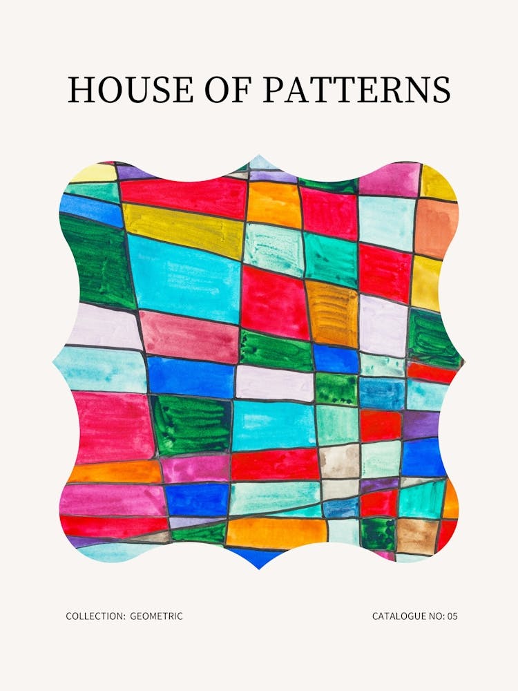 Geometric Pattern Poster 5