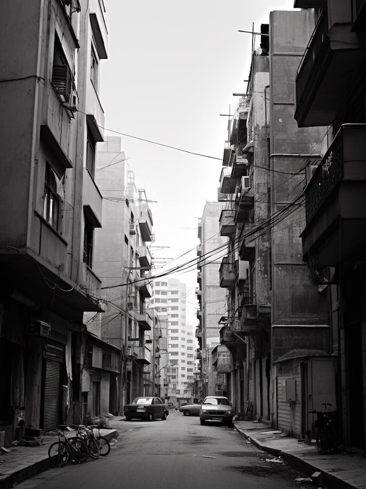 Beirut, Lebanon, Mediterranean Black And White Photography Analogue 1