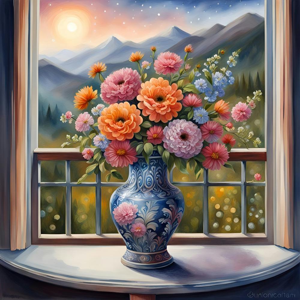 Flowers In A Vase 1