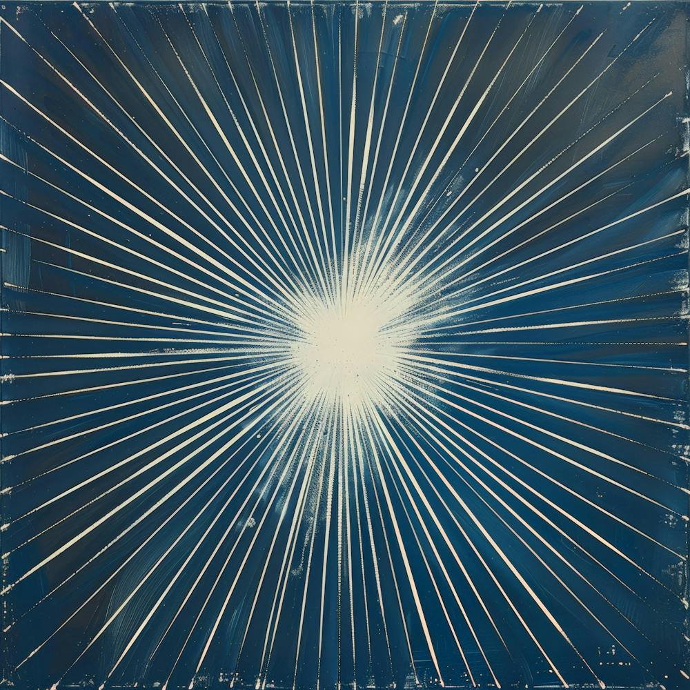Blaue Explosion 3