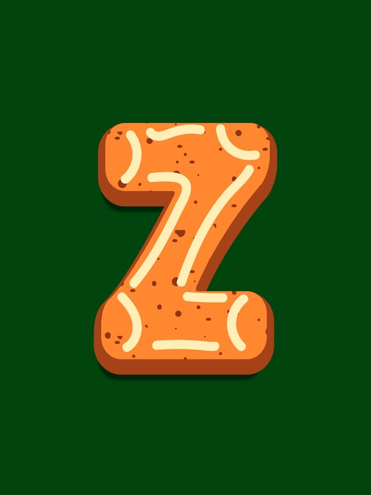 Gingerbread Christmas Letters Living Room Holiday Display Green 26