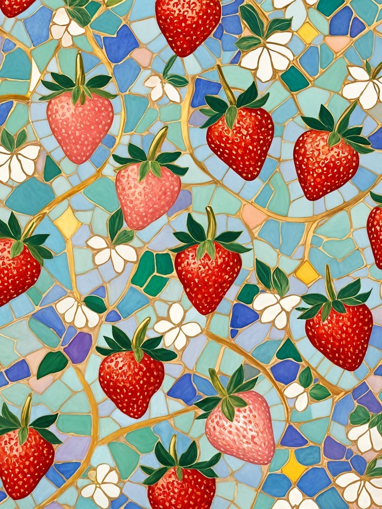 Mosaïque de Fraises 1