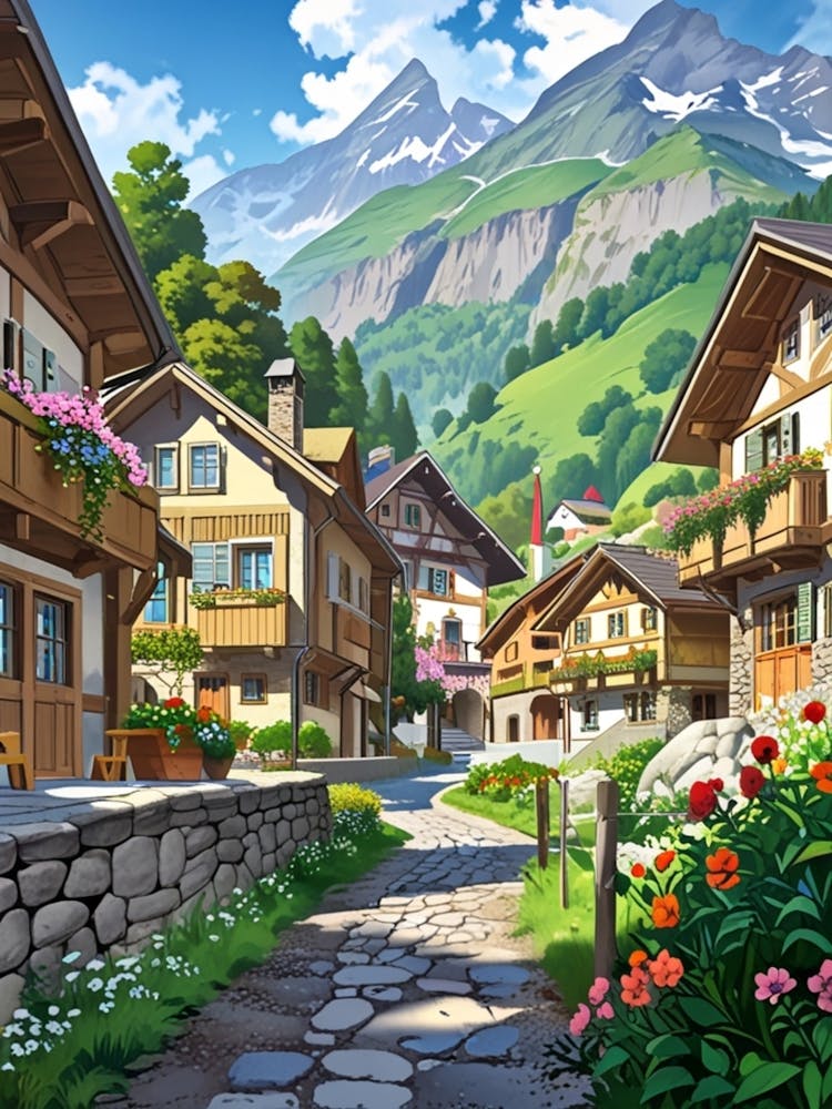Village In The Mountains 10