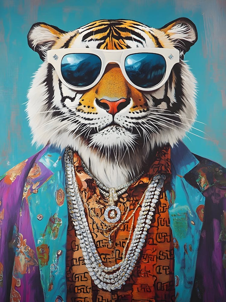 Tiger In Sunglasses