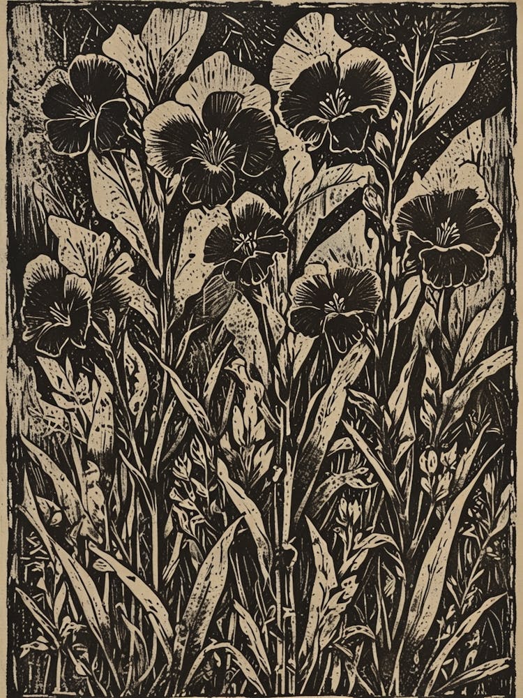 Flowers In A Field