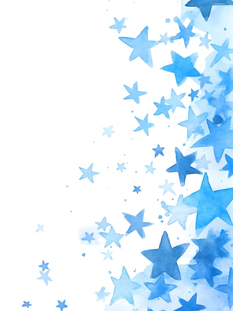 Blue Stars Background