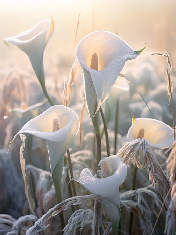 Frosty Botanical Calla Lily 3
