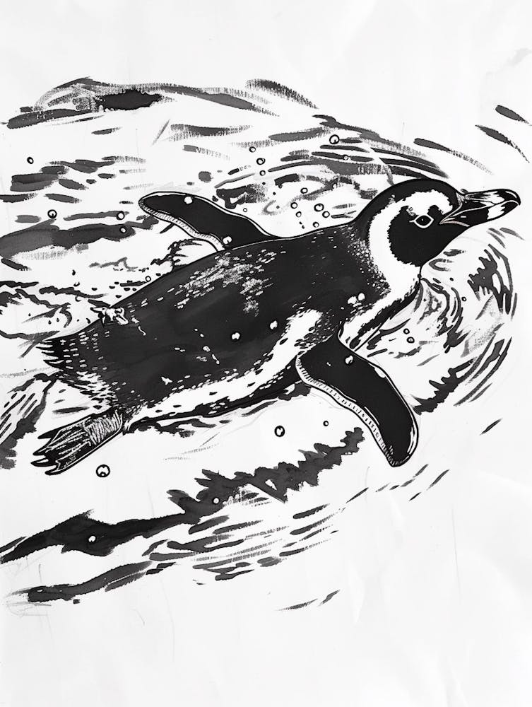 King Penguin Swimming 1