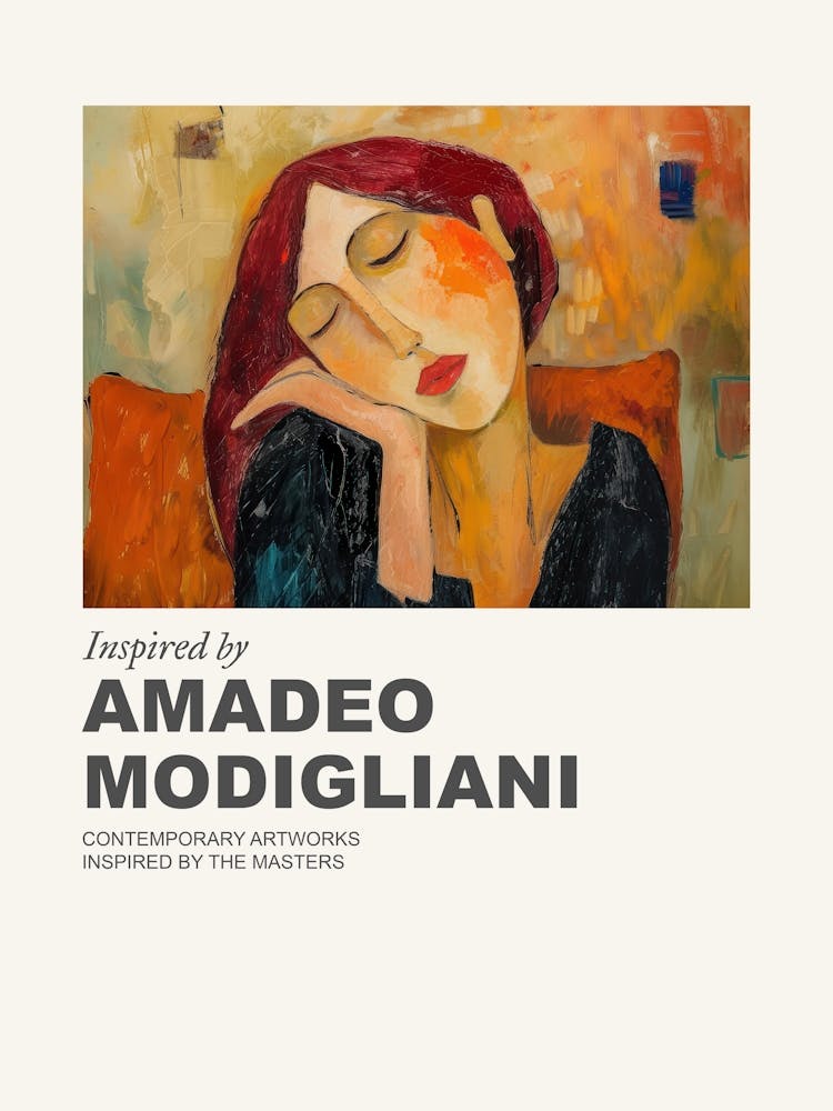 Affiche de Musée Inspirée par Amadeo Modigliani 6