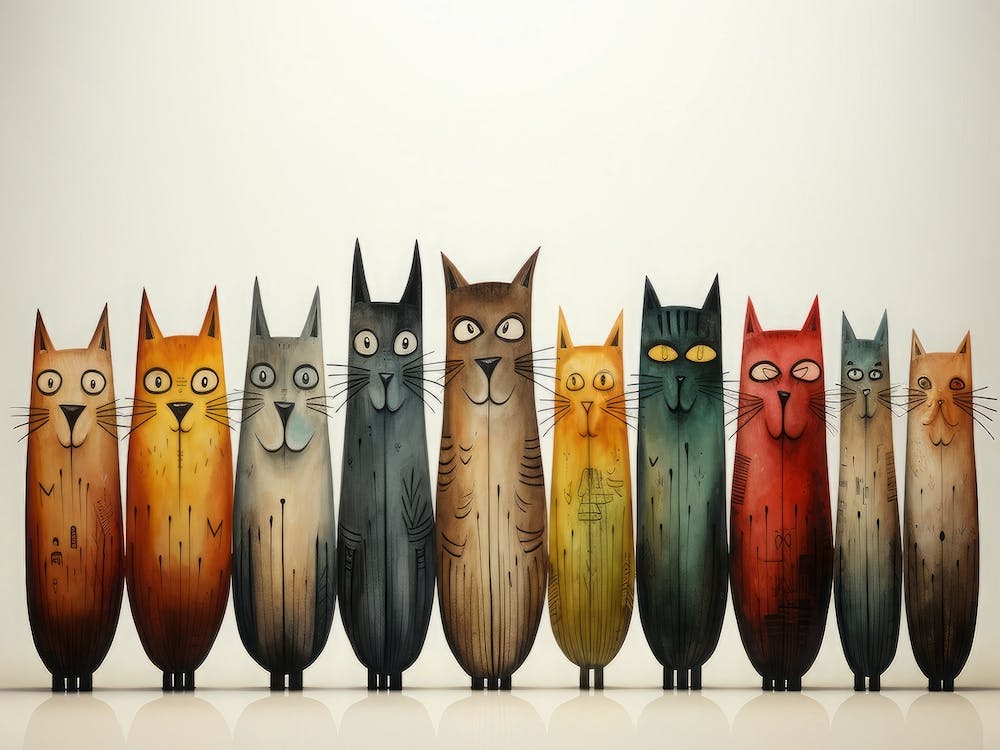 Cats In A Row