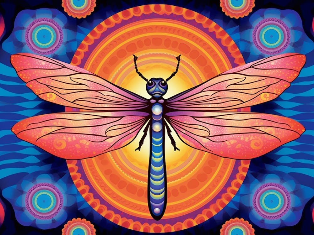 Dragonfly Pop Colour Common Whitetail Plathemis Lydia 2