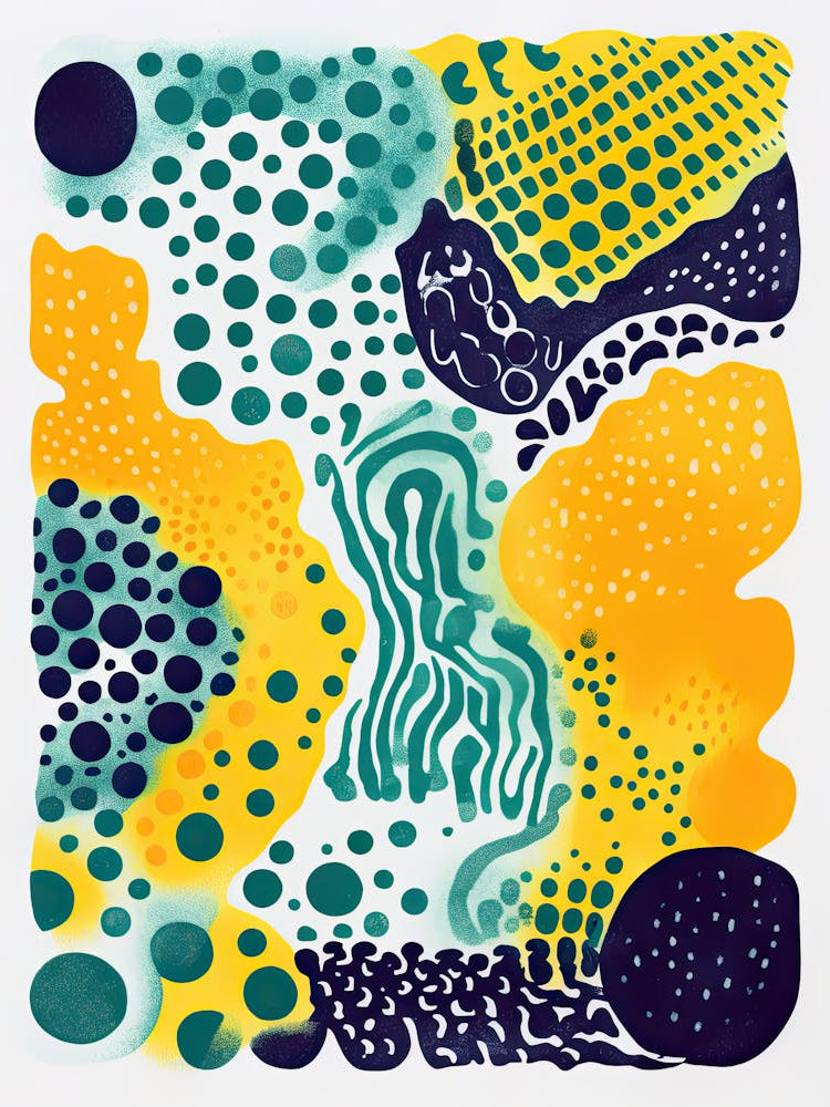 Intergalactic Currents Cosmic Abstract Style