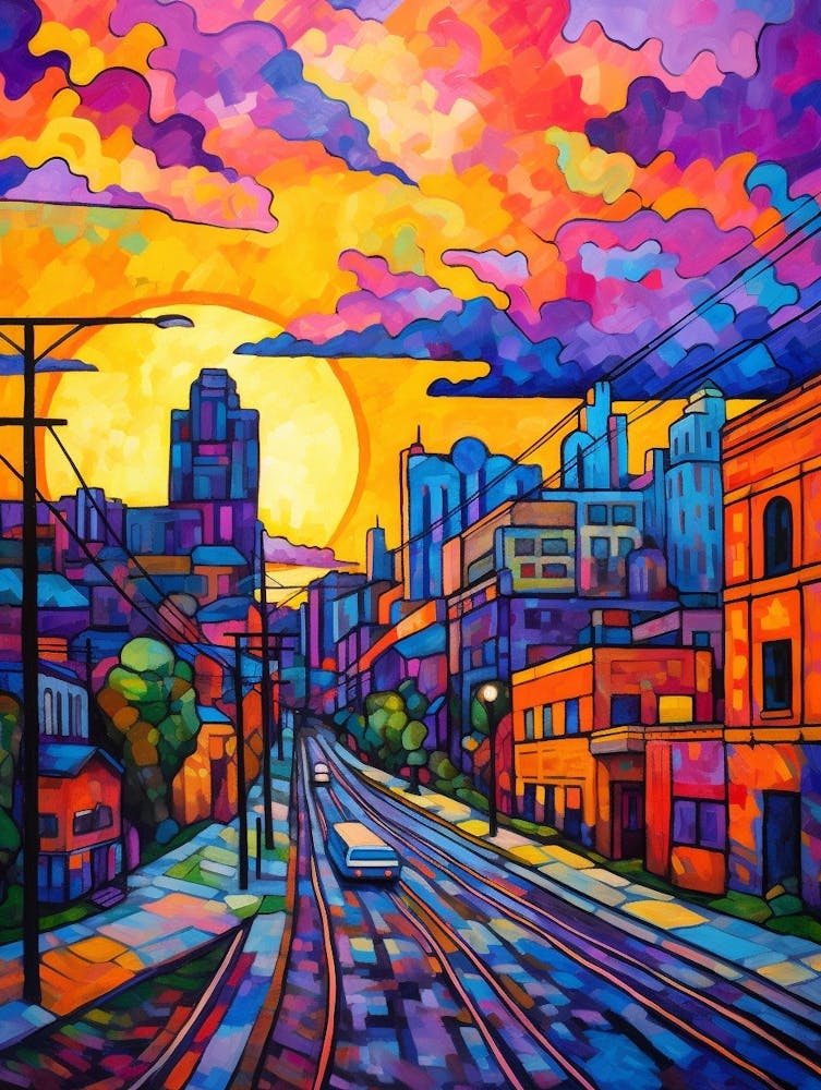 Spokane Washington Pixel Art 2