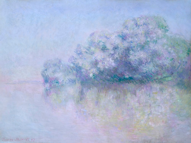 Île Aux Orties Near Vernon (1897), Claude Monet