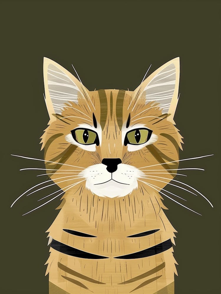 Portrait Of A Cat 6