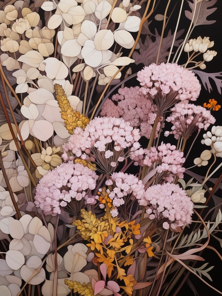 Flower Illustration Statice 3