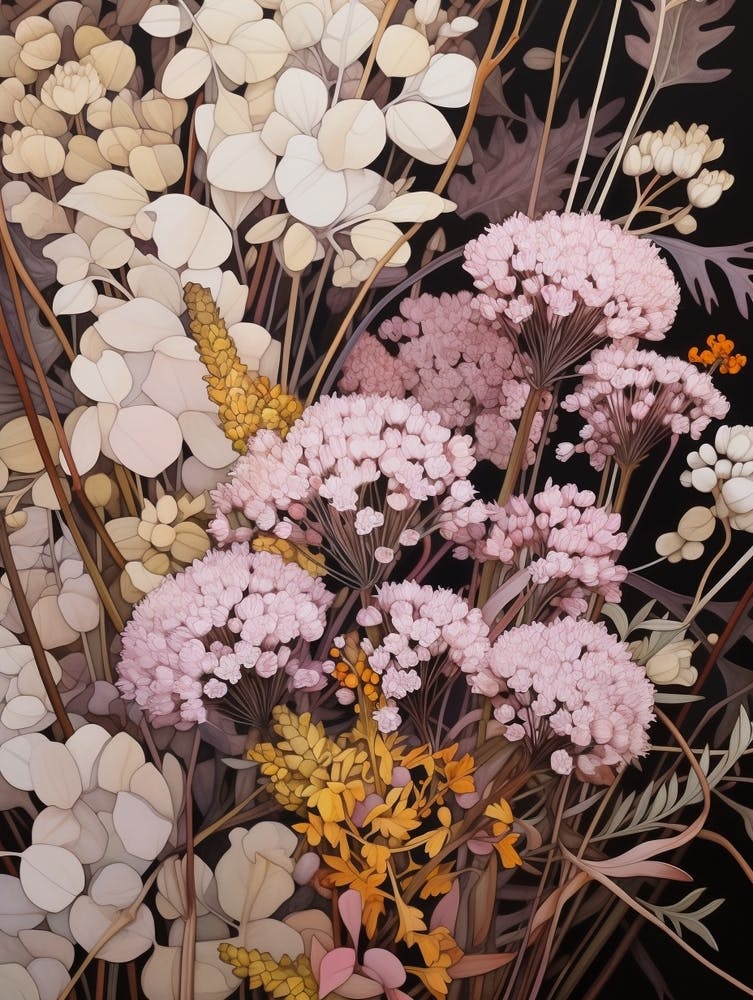 Flower Illustration Statice 3