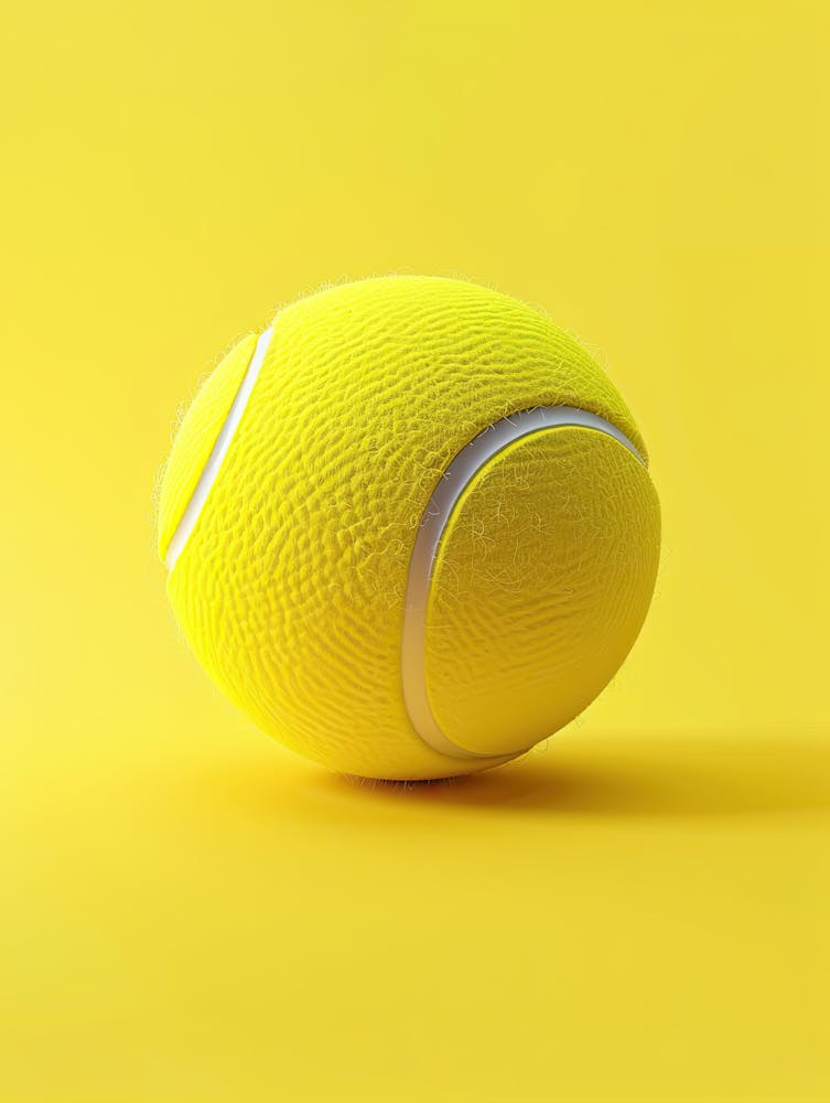The Golden Bounce Tennis Ball
