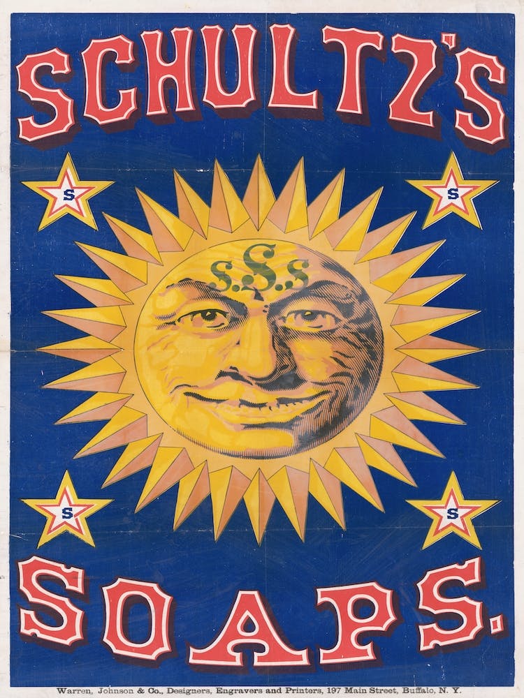 Publicité pour Schultz’s Soaps