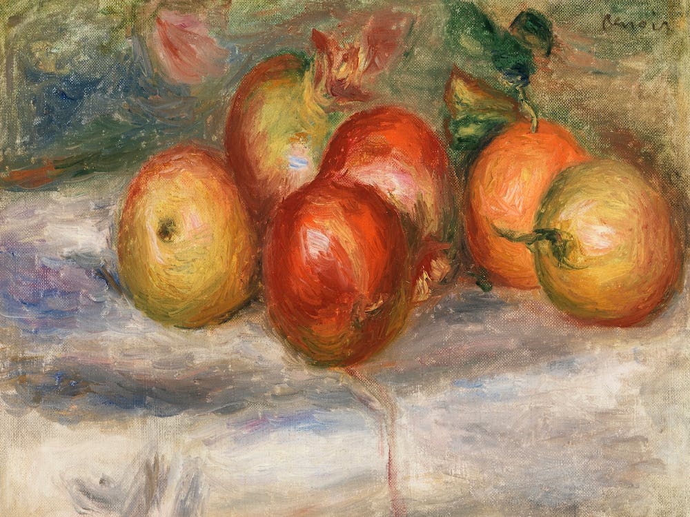 Apples, Oranges, And Lemons, Pierre Auguste Renoir