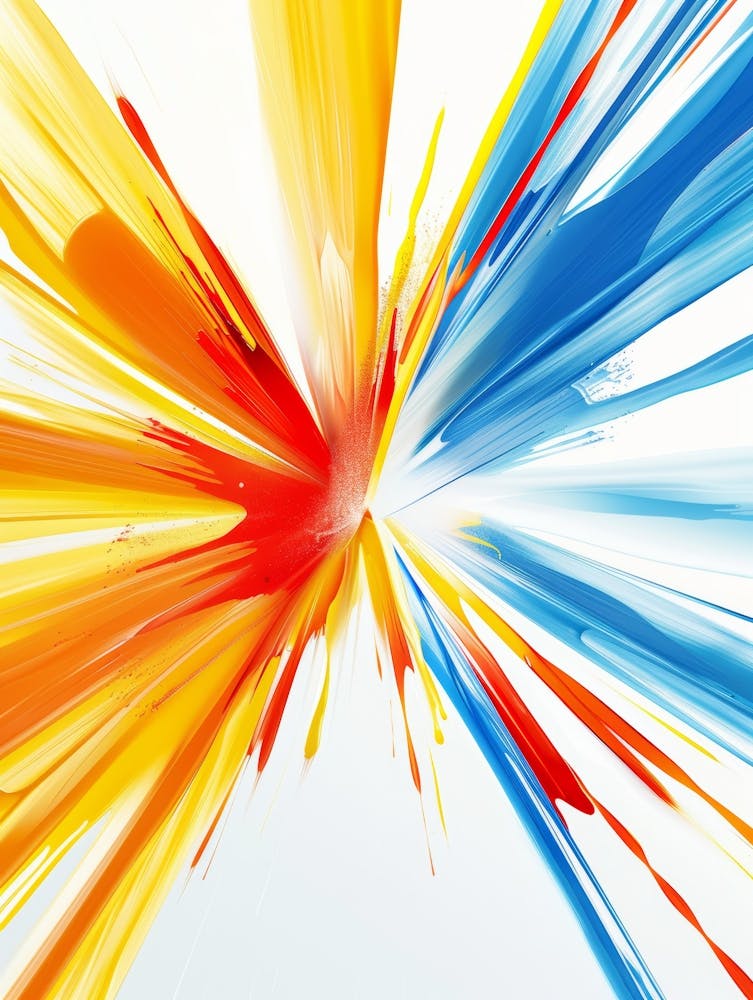 Abstrakte Spritzende Farben