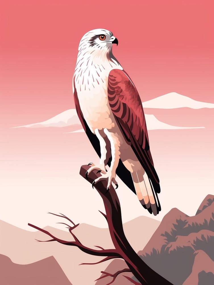 Minimalist Osprey 4 Illustration