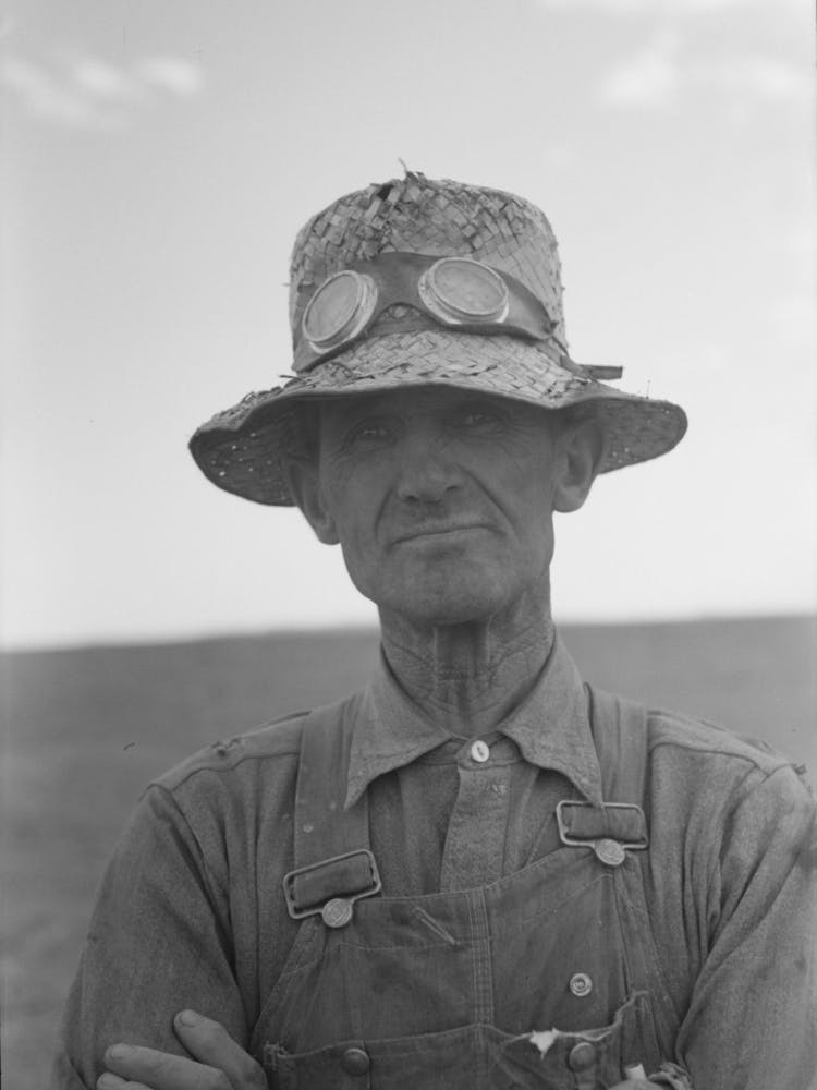 Untitled Photo, Possibly Related To Mormon Farmer Who Lives In Snowville, Utah And Who Farms In Oneida County,