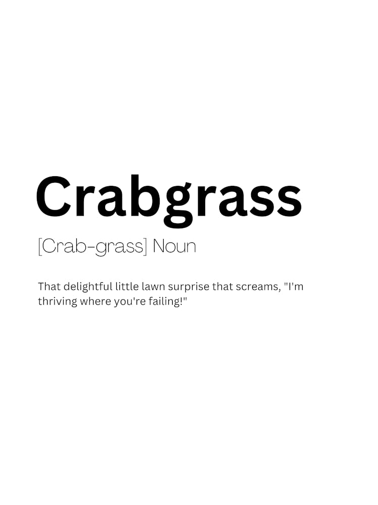 Crabgrass Definition Meaning
