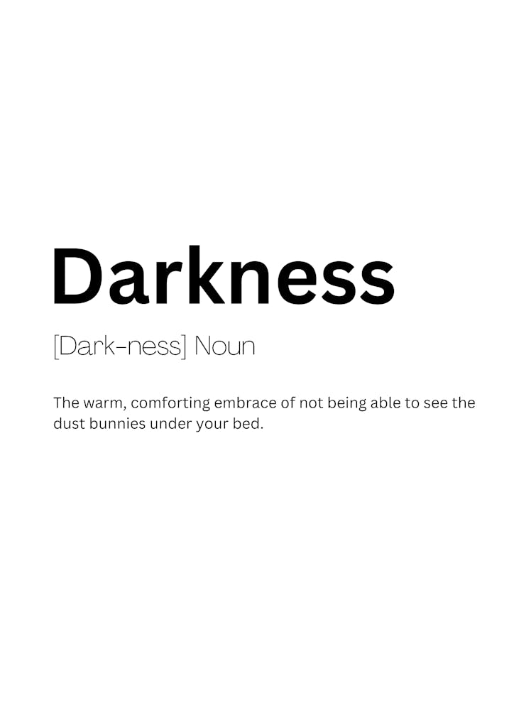 Darkness Definition Meaning