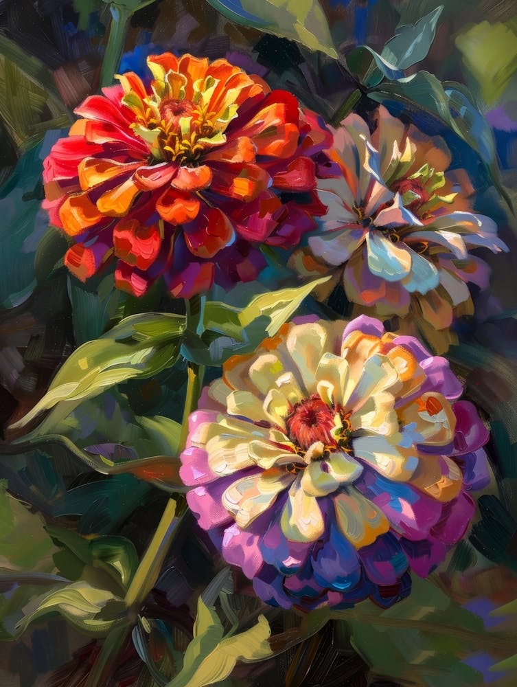 Zinnias 4