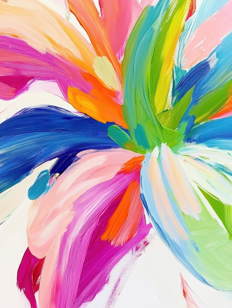 Abstract Flower Painting 26