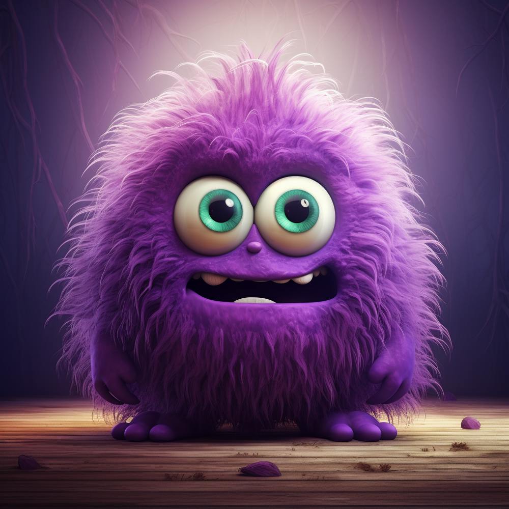Monstre Violet