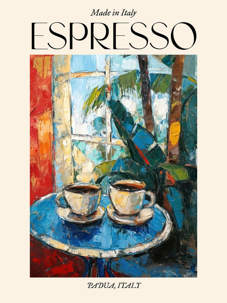 Padua Espresso Made In Italy 3 Poster