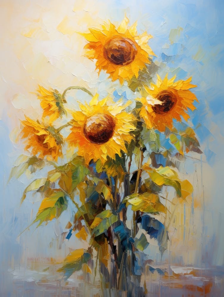 Sunflowers In A Vase 7