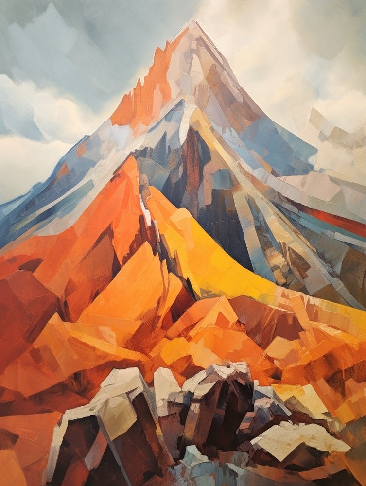 Puncak Jayacarstensz Pyramid Indonesia 1 Mountain Painting