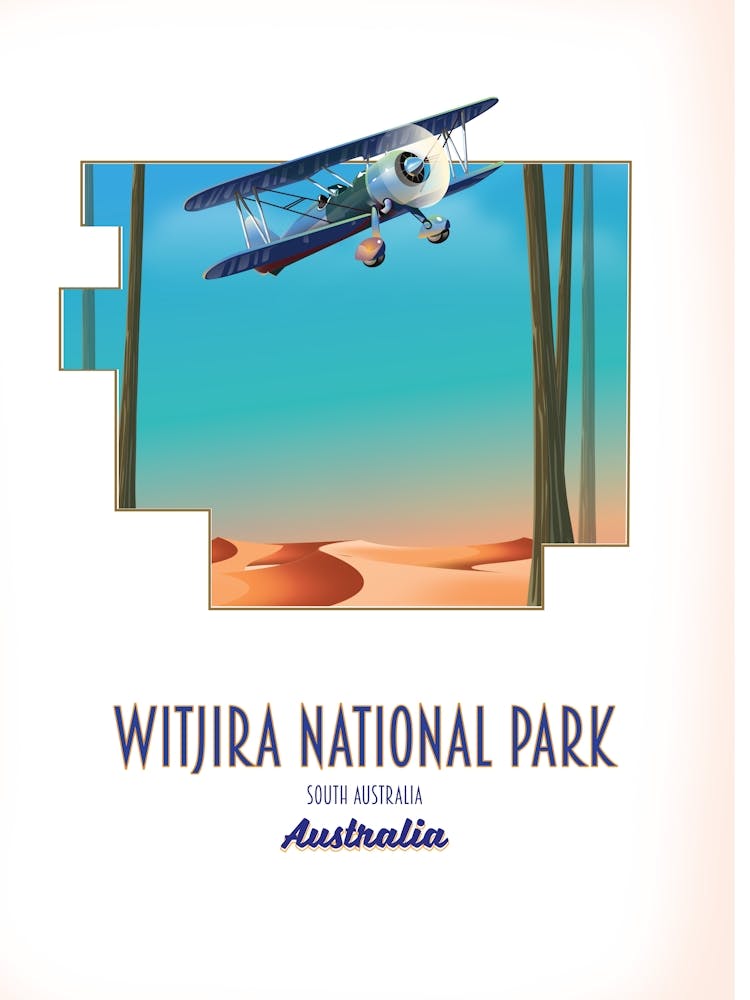 Witjira National Park map